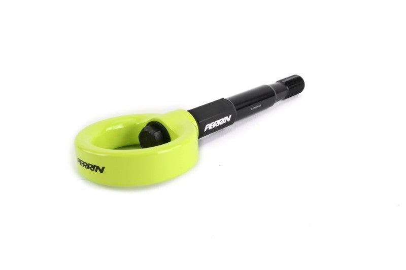 Perrin 15-17 Subaru WRX/STI Tow Hook Kit (Front) - Neon Yellow - Black Ops Auto Works