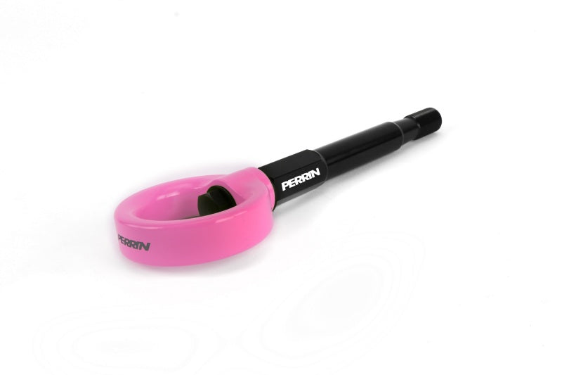 Perrin 15-19 Subaru WRX/STI Tow Hook Kit (Rear) - Hyper Pink - Black Ops Auto Works