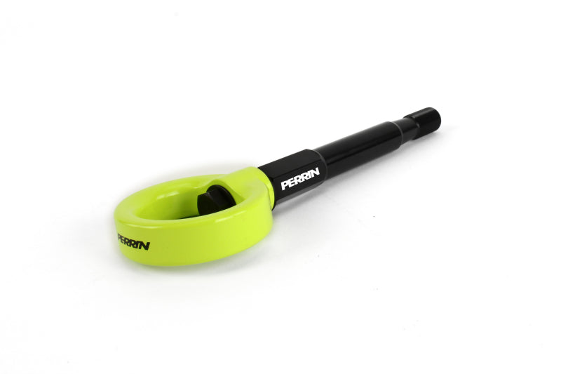 Perrin 15-19 Subaru WRX/STI Tow Hook Kit (Rear) - Neon Yellow - Black Ops Auto Works