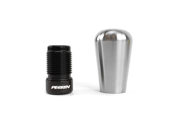 Perrin 15-21 Subaru WRX / 2022 BRZ/GR86 6-Speed Brushed 1.80in Stainless Shift Knob Tapered - Black Ops Auto Works