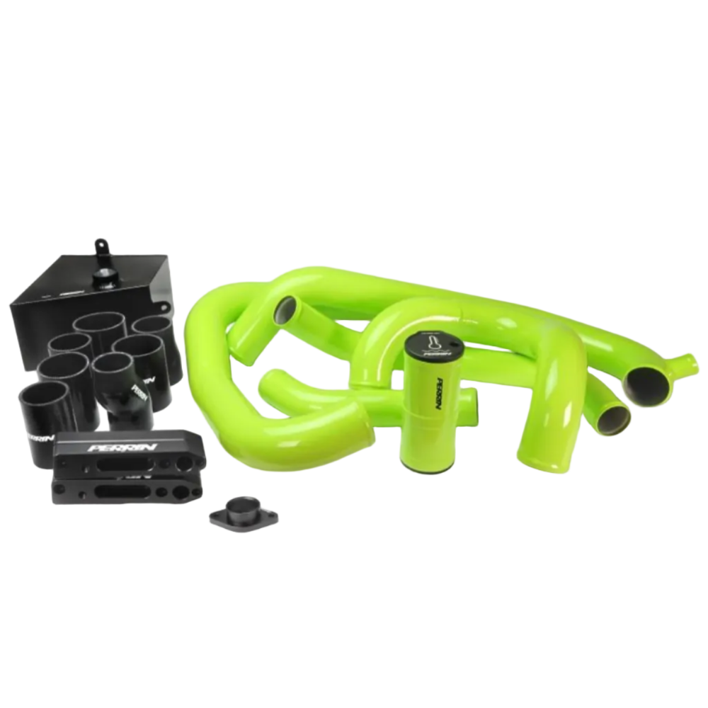 Perrin Performance PERRIN 15-21 Subaru WRX Front Mount Intercooler Boost Tube Kit - Neon Yellow