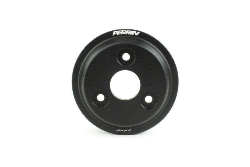 Perrin 15-21 Subaru WRX Lightweight Water Pump Pulley - Black - Black Ops Auto Works
