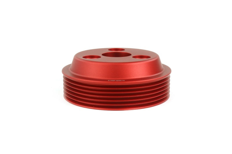 Perrin 15-21 Subaru WRX Lightweight Water Pump Pulley - Red - Black Ops Auto Works