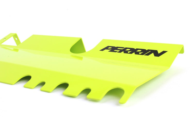 Perrin 15-21 WRX/STI Radiator Shroud (Without OEM Intake Scoop) - Neon Yellow - Black Ops Auto Works