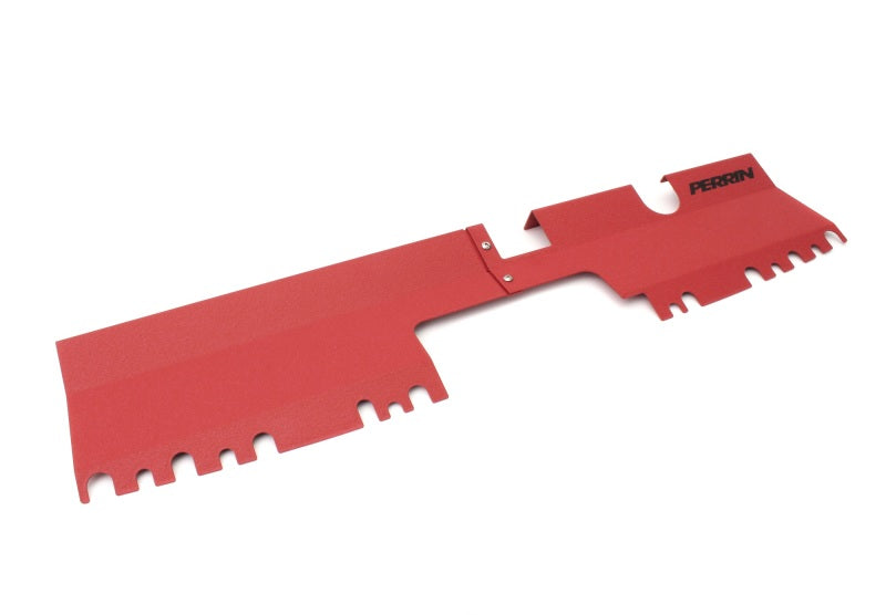 Perrin 15-21 WRX/STI Radiator Shroud (With/Without OEM Intake Scoop) - Red - Black Ops Auto Works