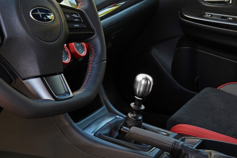 Perrin 15-22 Subaru WRX 1.85in. SS Barrel Shift Knob (w/Rattle Fix) - Brushed - Black Ops Auto Works