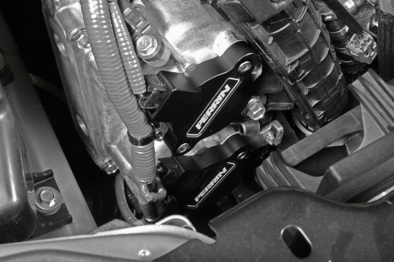 Perrin 15-22 WRX Cam Solenoid Cover - Black - Black Ops Auto Works