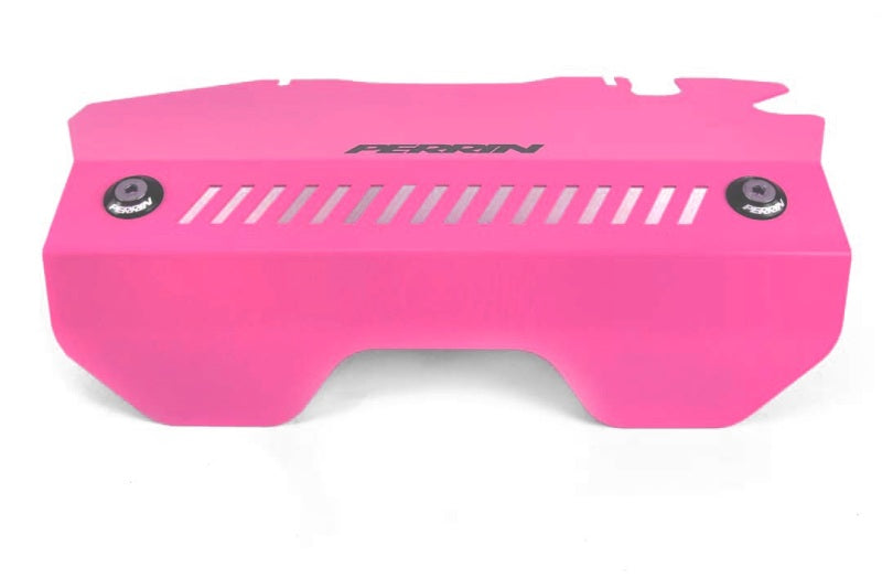 Perrin 2015+ Subaru WRX Engine Cover Kit (Intercooler Shroud + Pulley Cover) - Hyper Pink - Black Ops Auto Works