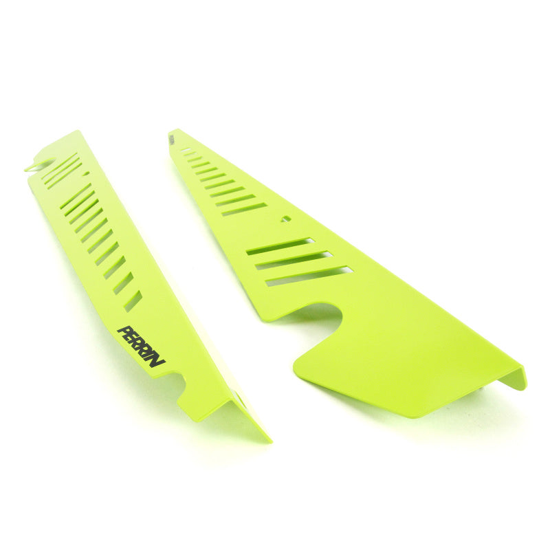 Perrin 2015+ Subaru WRX/STI Fender Shroud Set - Neon Yellow - Black Ops Auto Works