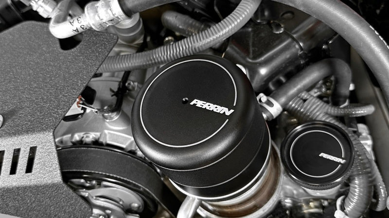 Perrin 2015+ Subaru WRX/STI Oil Filter Cover - Black - Black Ops Auto Works