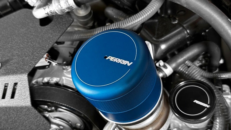 Perrin 2015+ Subaru WRX/STI Oil Filter Cover - Blue - Black Ops Auto Works