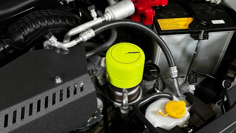 Perrin 2015+ Subaru WRX/STI Oil Filter Cover - Neon Yellow - Black Ops Auto Works
