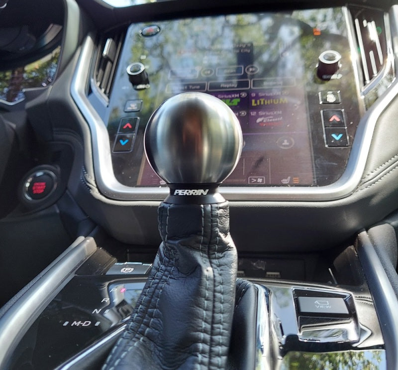 Perrin 2020+ Subaru Outback/Ascent (w/CVT) SS Ball Shift Knob - 2.0in. / Brushed Finish - Black Ops Auto Works