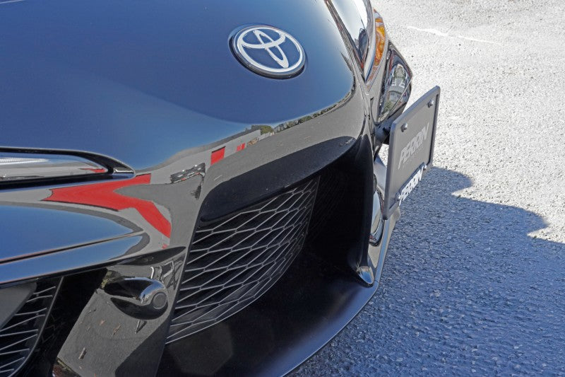 Perrin 2020 Toyota Supra License Plate Relocation Kit - Black Ops Auto Works
