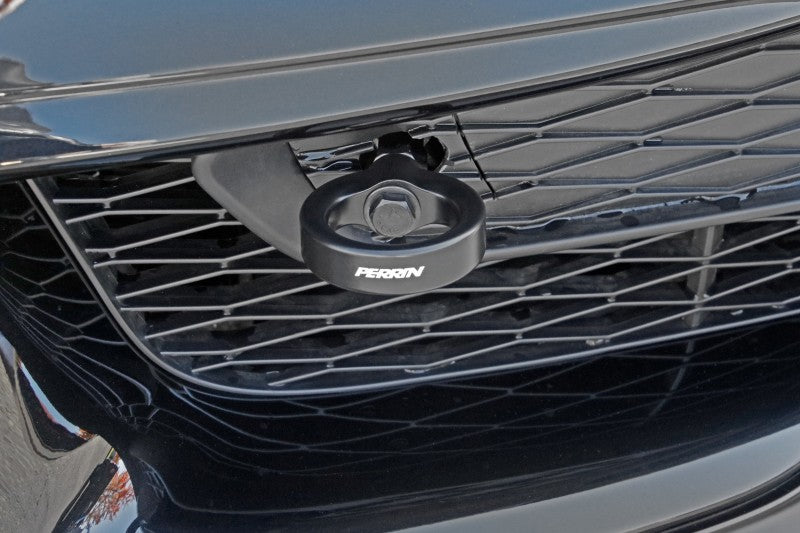 Perrin 2020 Toyota Supra Tow Hook Kit (Front) - Black - Black Ops Auto Works
