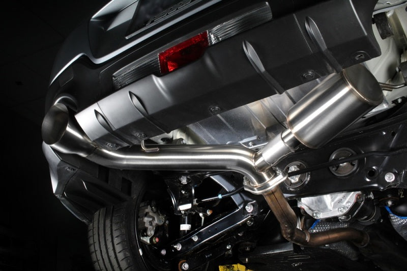 Perrin 2022 BRZ/GR86 Axle Back Exhaust SS (Single Side Exit w/Helmholtz Chamber) - Black Ops Auto Works