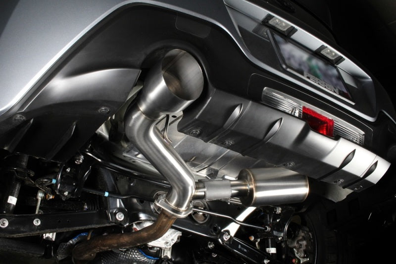 Perrin 2022 BRZ/GR86 Axle Back Exhaust SS (Single Side Exit w/Helmholtz Chamber) - Black Ops Auto Works