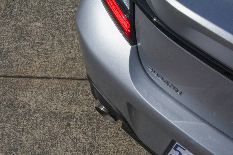 Perrin 2022 BRZ/GR86 Axle Back Exhaust SS (Single Side Exit w/Helmholtz Chamber) - Black Ops Auto Works