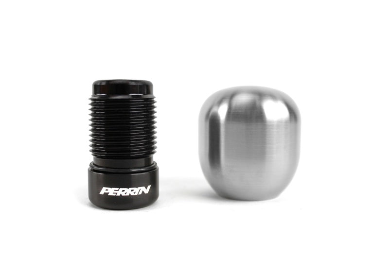 Perrin 2022 BRZ/GR86 Manual Brushed Barrel 1.85in Stainless Steel Shift Knob - Black Ops Auto Works