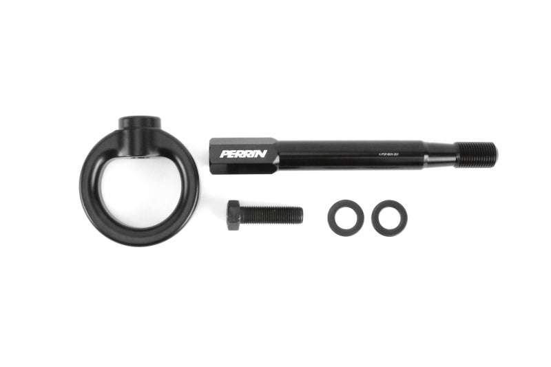 Perrin 2022 Subaru WRX / 18-21 Crosstrek / 14-21 Forester Tow Hook Kit (Front)  - Black - Black Ops Auto Works