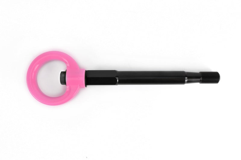 Perrin 2022 Subaru WRX / 18-21 Crosstrek / 14-21 Forester Tow Hook Kit (Front) - Hyper Pink - Black Ops Auto Works