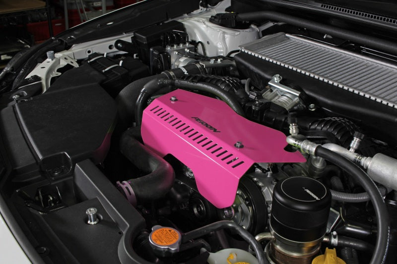 Perrin 2022+ Subaru WRX Pulley Cover - Hyper Pink - Black Ops Auto Works