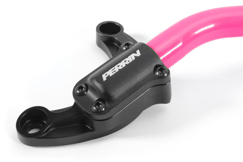 Perrin 2022 Subaru WRX Strut Brace w/ Billet Feet -  Hyper Pink - Black Ops Auto Works