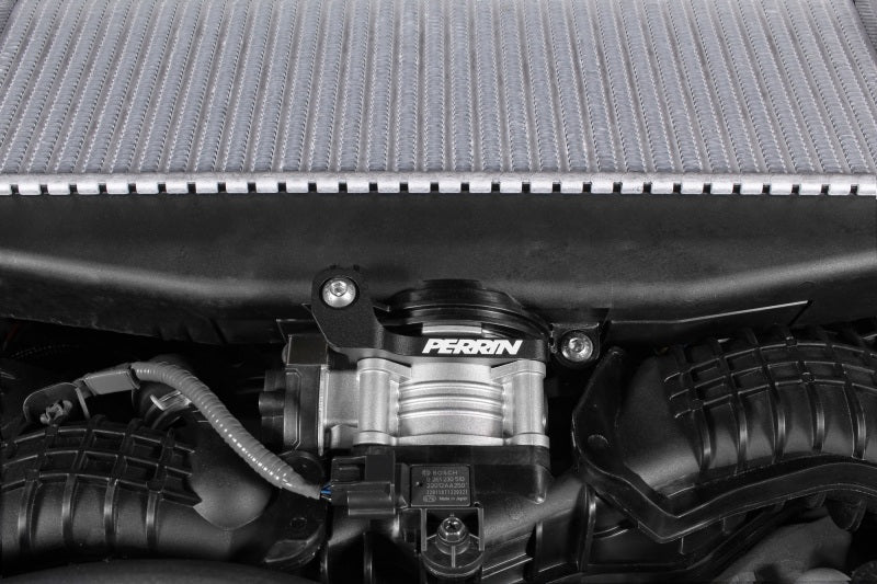 Perrin 2022+ Subaru WRX/19-23 Ascent/Legacy/Outback Top Mount Intercooler Bracket - Black - Black Ops Auto Works