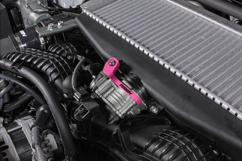 Perrin 2022+ Subaru WRX/19-23 Ascent/Legacy/Outback Top Mount Intercooler Bracket - Hyper Pink - Black Ops Auto Works