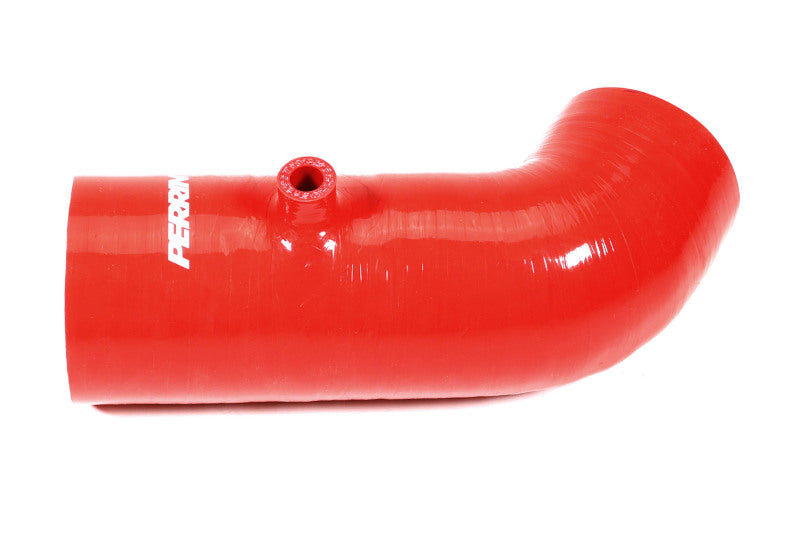 Perrin 22-23 Subaru BRZ/Toyota GR86 Silicone Inlet Hose (3in. ID / SS Wire) - Red-Hoses-Perrin Performance-PSP-INT-432RD-