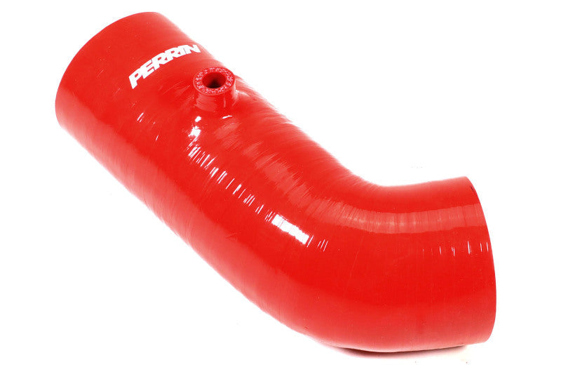 Perrin 22-23 Subaru BRZ/Toyota GR86 Silicone Inlet Hose (3in. ID / SS Wire) - Red-Hoses-Perrin Performance-PSP-INT-432RD-