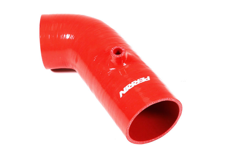 Perrin 22-23 Subaru BRZ/Toyota GR86 Silicone Inlet Hose (3in. ID / SS Wire) - Red-Hoses-Perrin Performance-PSP-INT-432RD-