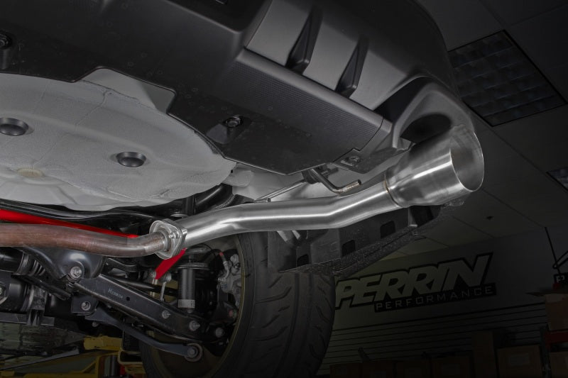 Perrin 22-23 Subaru WRX Dual Single Tip 304SS Axle Back Exhaust - Black Ops Auto Works