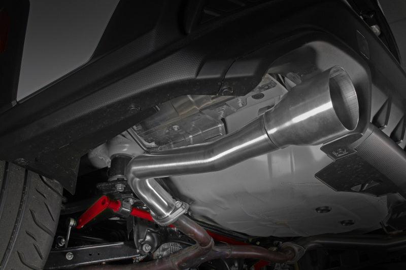 Perrin 22-23 Subaru WRX Dual Single Tip 304SS Axle Back Exhaust - Black Ops Auto Works