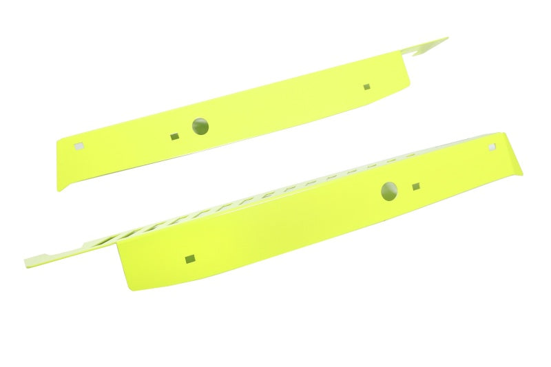 Perrin 22-23 Subaru WRX Fender Shroud Set - Neon Yellow - Black Ops Auto Works