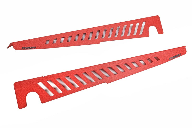 Perrin 22-23 Subaru WRX Fender Shroud Set - Red - Black Ops Auto Works