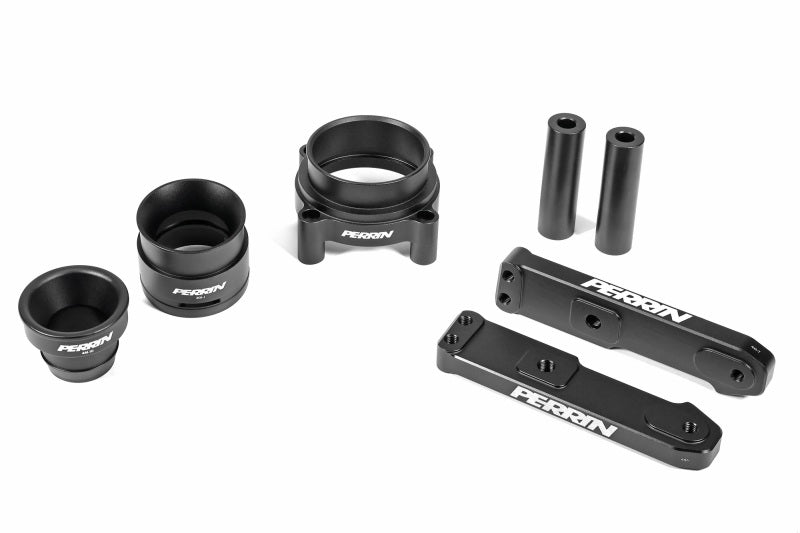 Perrin 22-23 Subaru WRX Front Mount Intercooler Kit (Black Tubes & Silver Core)-Intercoolers-Perrin Performance-PSP-ITR-441SL/BK-