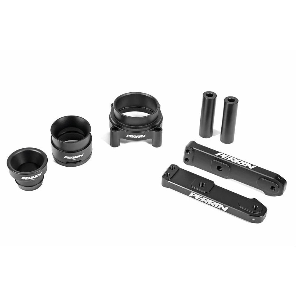 Perrin 22-23 Subaru WRX Front Mount Intercooler Kit (Red Tubes & Silver Core) - Perrin Performance PSP-ITR-441SL/RD