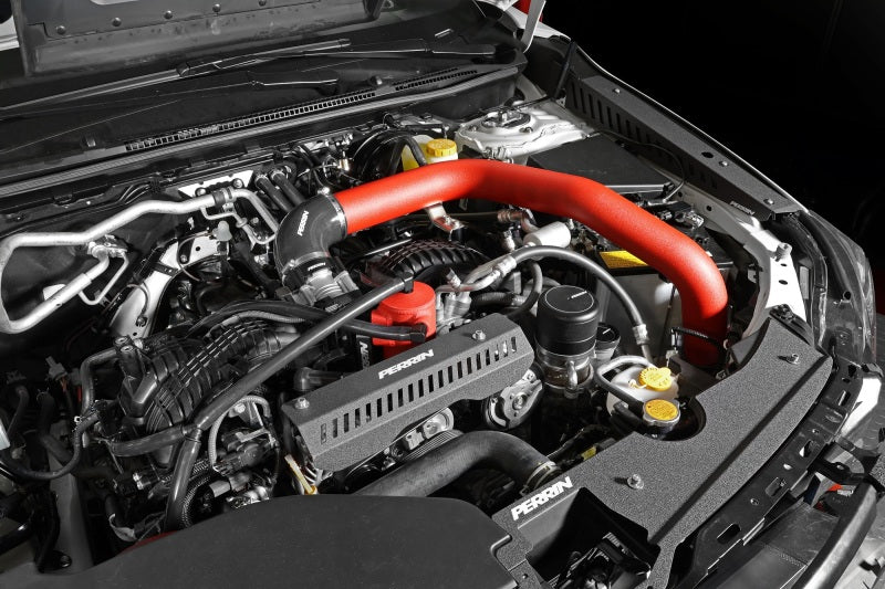 Perrin 22-23 Subaru WRX Front Mount Intercooler Kit (Red Tubes & Silver Core)-Intercoolers-Perrin Performance-PSP-ITR-441SL/RD-