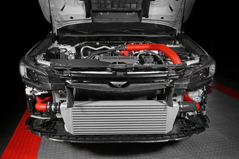 Perrin 22-23 Subaru WRX Front Mount Intercooler Kit (Red Tubes & Silver Core)-Intercoolers-Perrin Performance-PSP-ITR-441SL/RD-