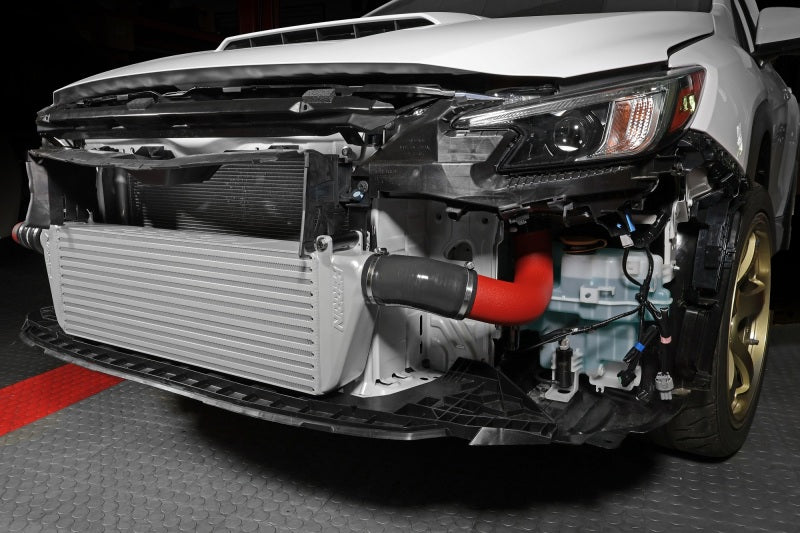 Perrin 22-23 Subaru WRX Front Mount Intercooler Kit (Red Tubes & Silver Core)-Intercoolers-Perrin Performance-PSP-ITR-441SL/RD-