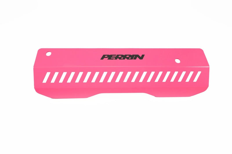 Perrin 22-23 Subaru WRX Pulley Cover (Short Version - Works w/AOS System) - Hyper Pink-Engine Covers-Perrin Performance-PSP-ENG-154HP-