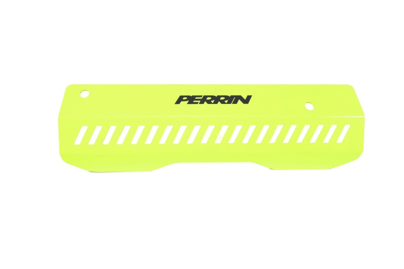 Perrin 22-23 Subaru WRX Pulley Cover (Short Version - Works w/AOS System) - Neon Yellow-Engine Covers-Perrin Performance-PSP-ENG-154NY-
