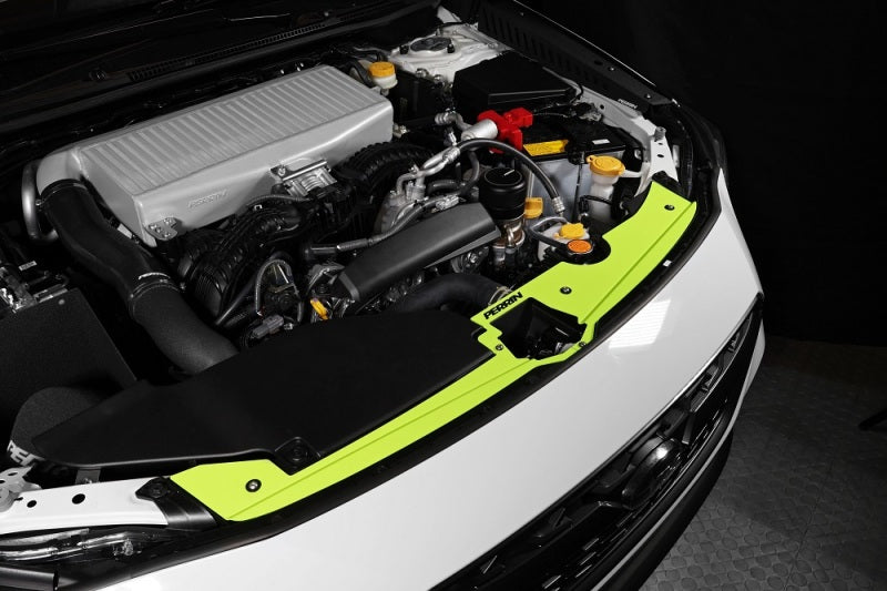 Perrin 22-23 Subaru WRX Radiator Shroud - Neon Yellow - Black Ops Auto Works