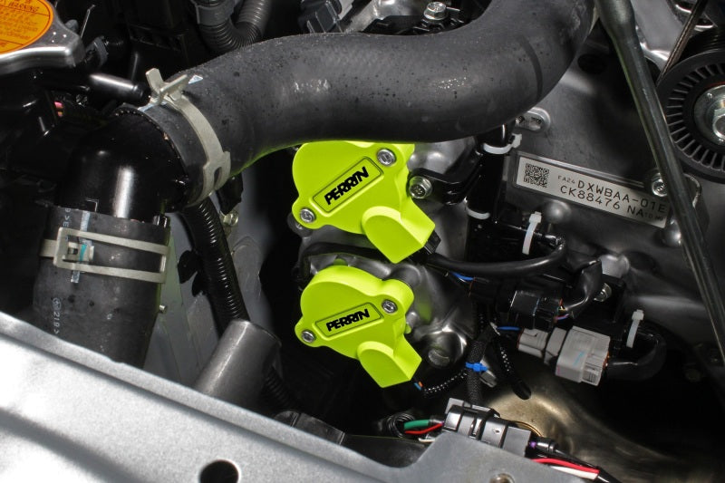 Perrin BRZ/FR-S/86 Cam Solenoid Cover - Neon Yellow - Black Ops Auto Works