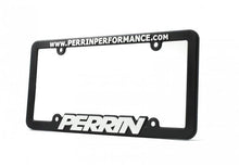 Load image into Gallery viewer, PERRIN License Plate Frame - Black w/White Lettering - Perrin Performance ASM-BDY-500