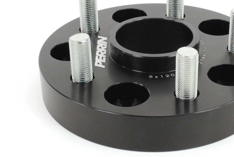 Perrin 17-18 Honda Civic Type R 64.1mm Hub 5x120 27mm Wheel Spacers (One Pair) - Perrin Performance PHP-WHL-027BK
