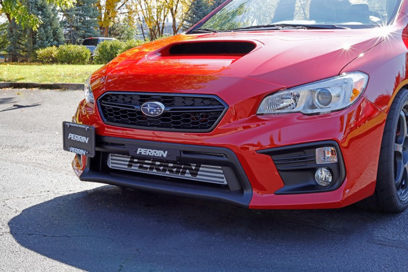 Perrin 2018+ Subaru WRX/STI w/ FMIC License Plate Holder - Perrin Performance PSP-BDY-205F