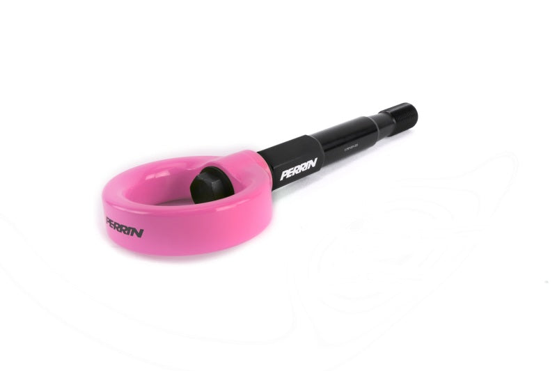 Perrin 15-17 Subaru WRX/STI Tow Hook Kit (Front) - Hyper Pink - Perrin Performance PSP-BDY-232HP