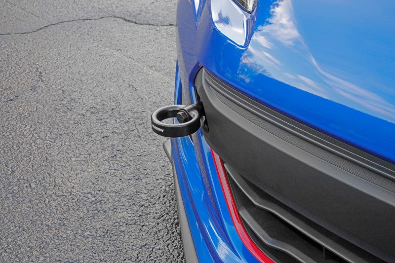 Perrin 18-21 WRX/STI / 13-20 BRZ / 17-20 Toyota 86 Front Tow Hook Kit - Flat Black - Perrin Performance PSP-BDY-235BK